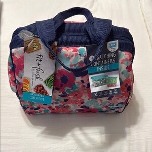 Floral Insulated Lunch Tote - Multicolor
